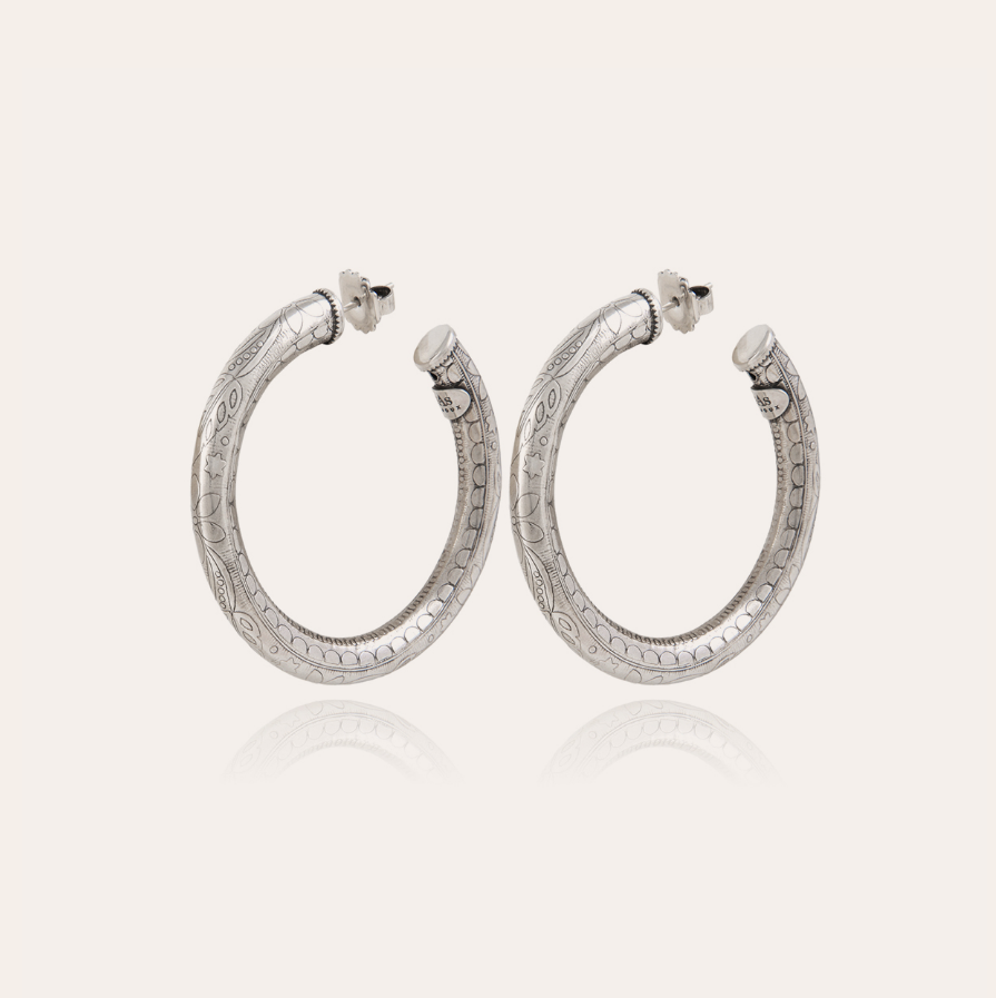 Gas Bijoux - Earrings Maoro Silver Small