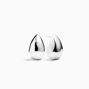 Eline Rosina - Pebble Earrings Silver 2