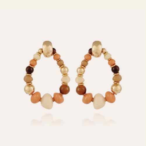 Gas Bijoux - Earrings Biba Multi Orange