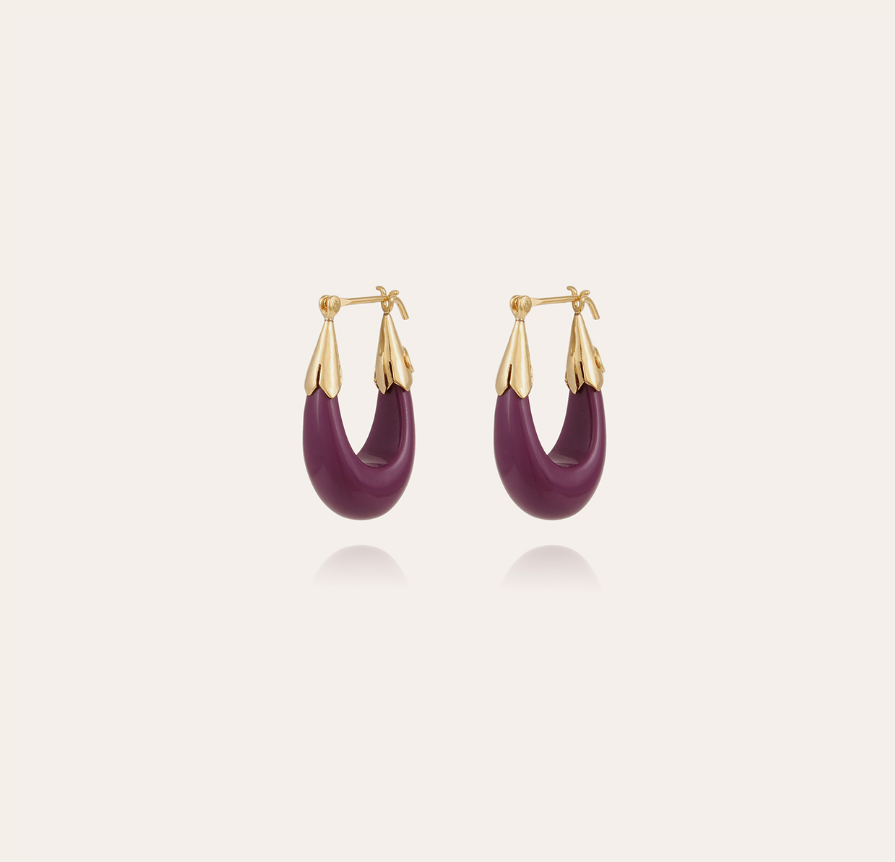 Gas Bijoux - Earrings Ecume Purple