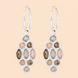 Muja Juma - Earrings - Light Shades 10217sb4 Silver