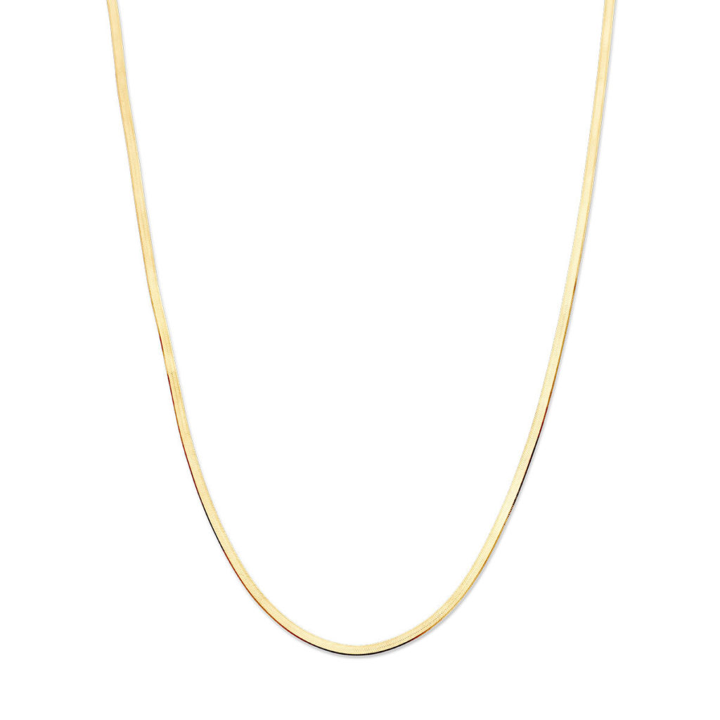 14kt Gold - Collier Flat