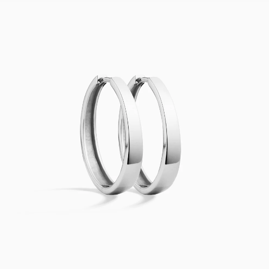 Eline Rosina - Gia Statement Hoops Silver