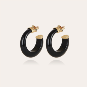 Gas Bijoux - Earrings Abalone Black