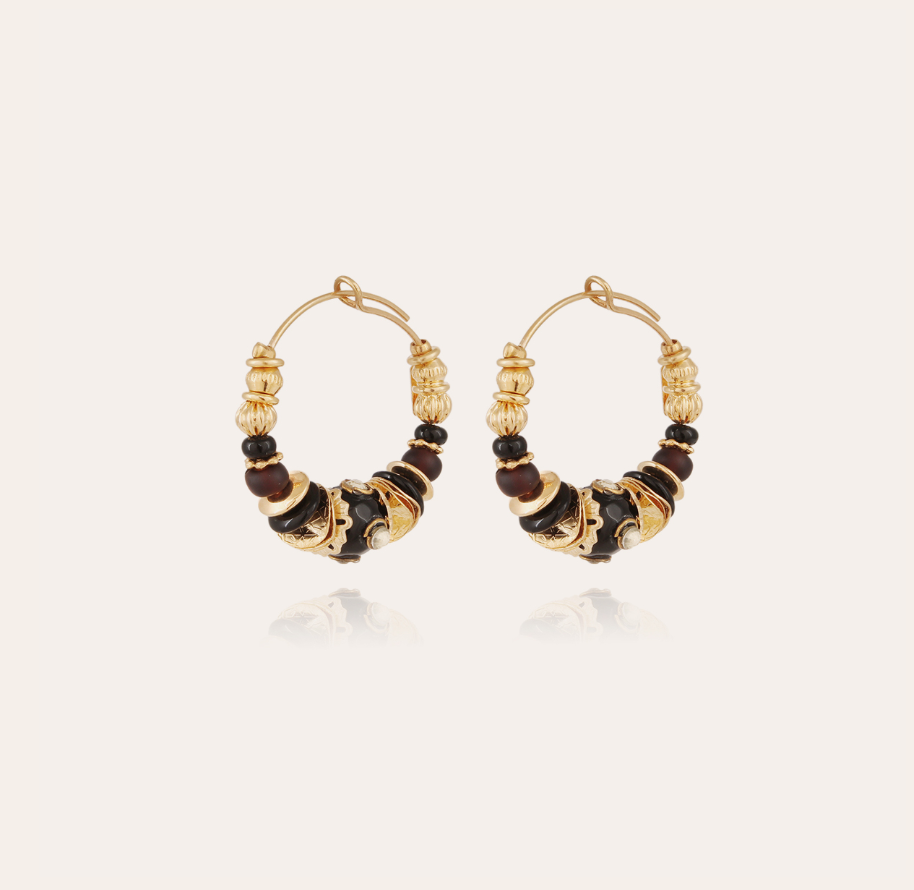 Gas Bijoux - Earrings Aloha Black