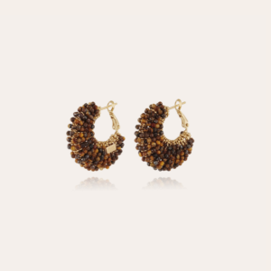 Gas Bijoux - Earrings Izzia Tigereye