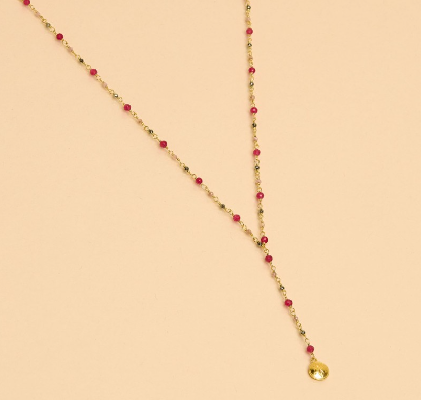 Une a Une - India Shaded Rose Rosary