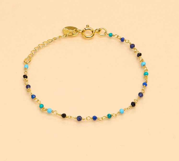 Une a Une - blue gradient india bracelet