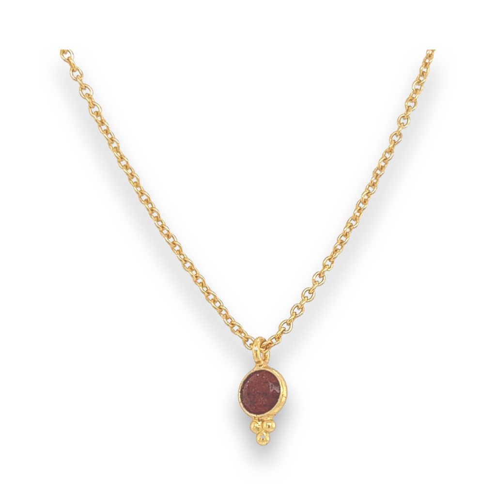 Muja Juma - Necklace Red Lapis 3985