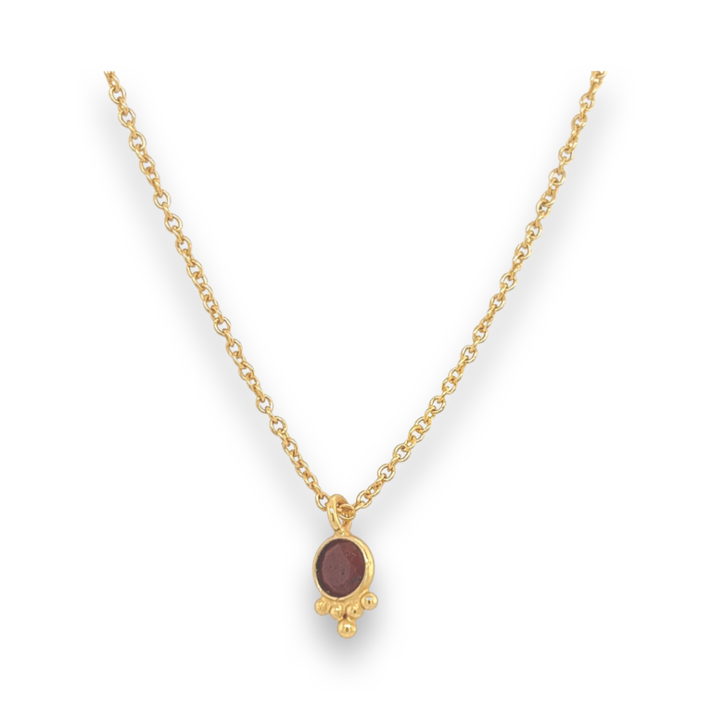 Muja Juma - Necklace Red Lapis 3992