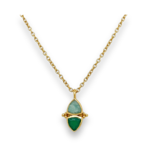 Muja Juma - Necklace - Amazonite - Green Agate