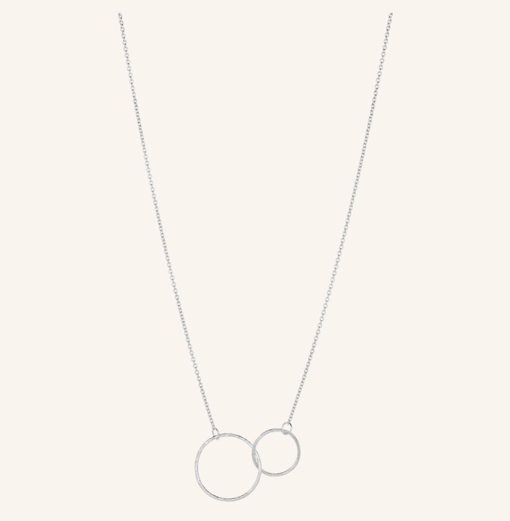Pernille Corydon - Double Plain Necklace Silver