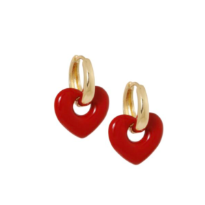 Ellen Beekmans - Earrings Red Heart