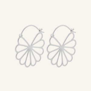 Pernille Corydon - Large Bellis Earrings Silver