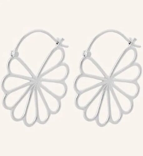 Pernille Corydon - Large Bellis Earrings Silver