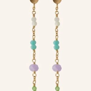 Pernille Corydon - Sea Colour Earrings (gold plated)