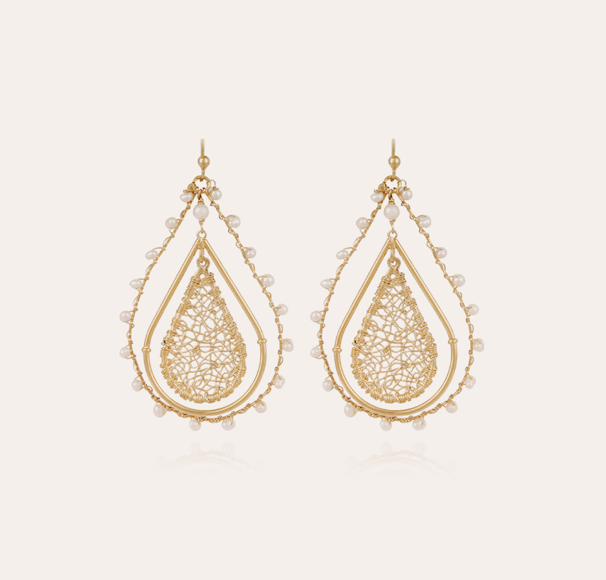 Gas Bijoux - Earrings Orphia Pearl
