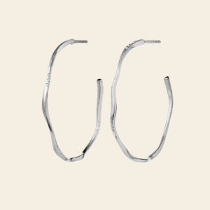 Maanesten - Echo Grande Earrings Silver