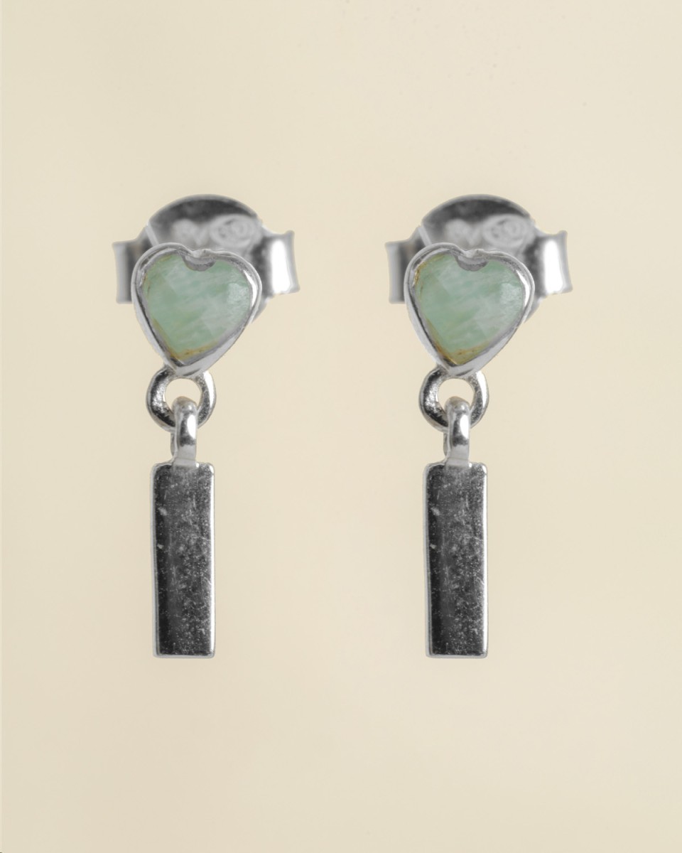 Muja Juma - Earrings Amazonite 10586sb5