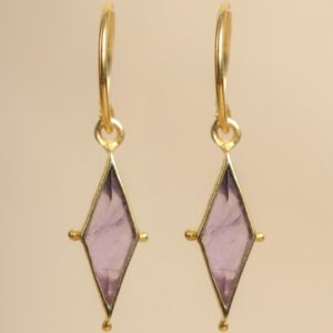 Muja Juma - Earrings Amethyst 10543gb33