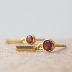 Muja Juma - Earrings Garnet 10588gb8