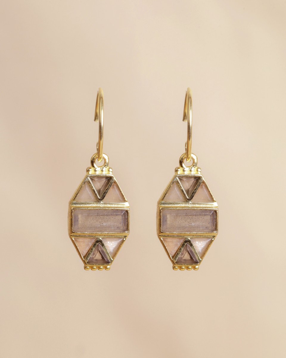 Muja Juma - Earrings Labradorite 10464gb2