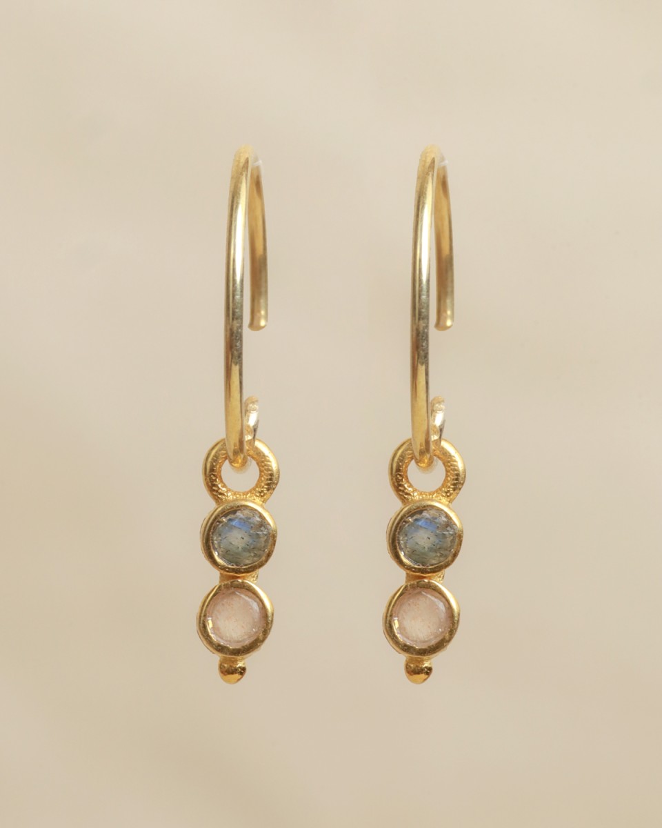 Muja Juma - Earrings Labradorite 10521gb2 2