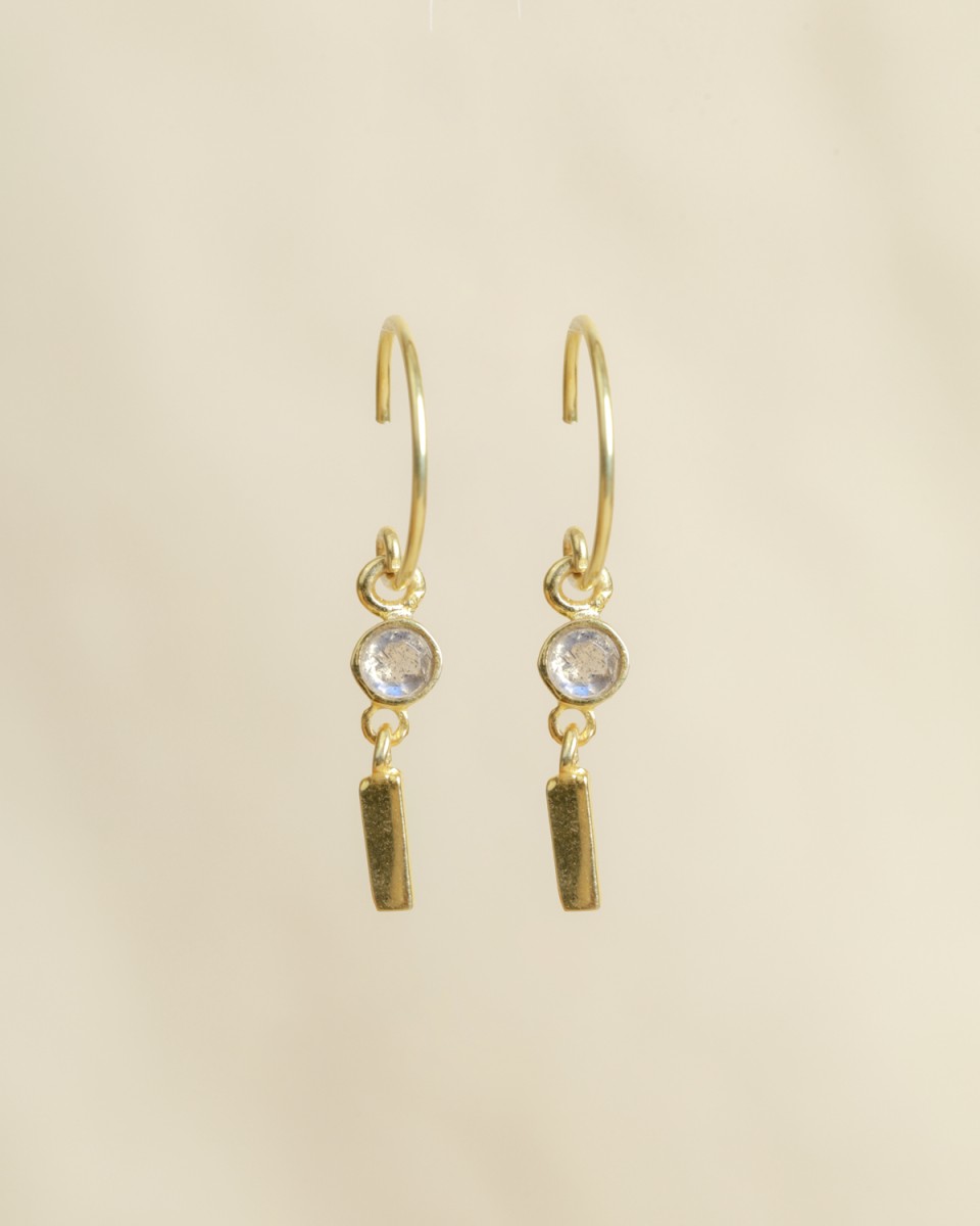 Muja Juma - Earrings Labradorite 10587gb2