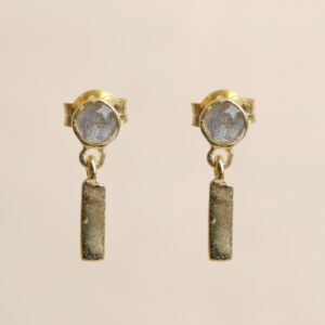 Muja Juma - Earrings Labradorite 10588gb2