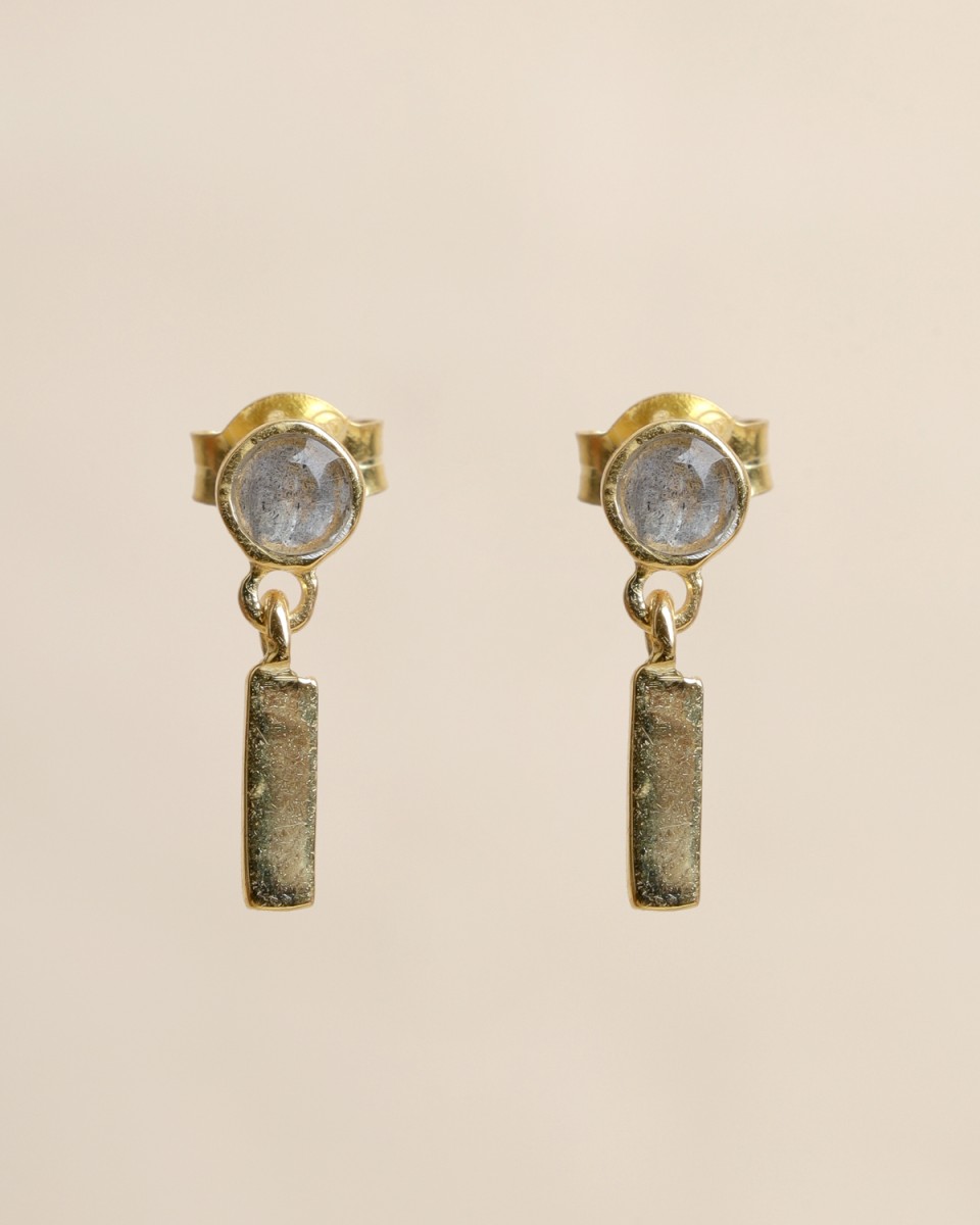 Muja Juma - Earrings Labradorite 10588gb2