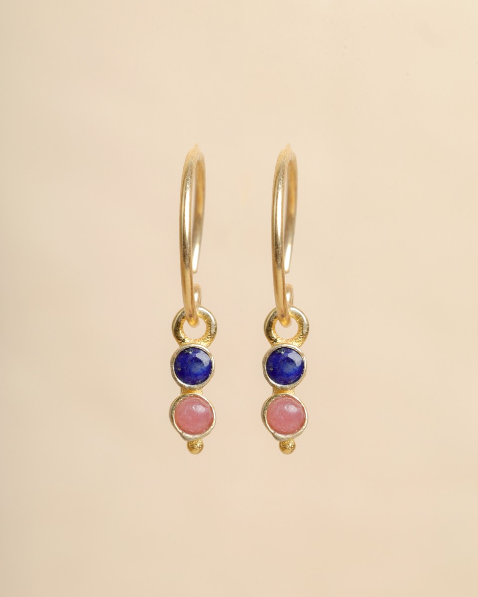 Muja Juma - Earrings Lapis Lazuli 10521gb30