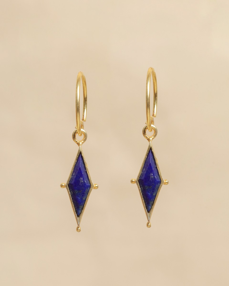 Muja Juma - Earrings Lapis Lazuli 10543gb30