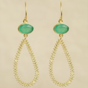 Muja Juma - Earrings Nephrite 10535gb7