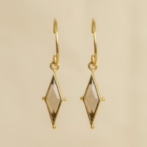 Muja Juma - Earrings Smokey Quartz 10543gb3