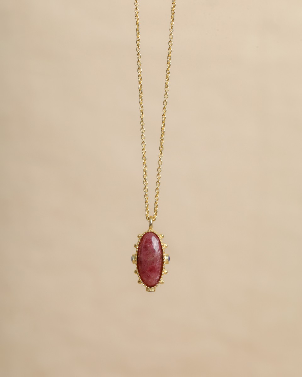 Muja Juma - Necklace Rhodonite 3606gb24