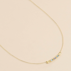 Une a Une - Crystal Blue Necklace