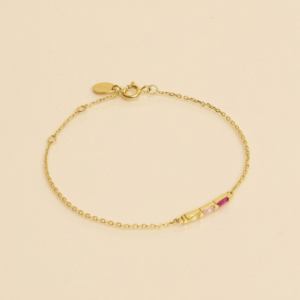 Une a Une - Crystal Rose Bracelet