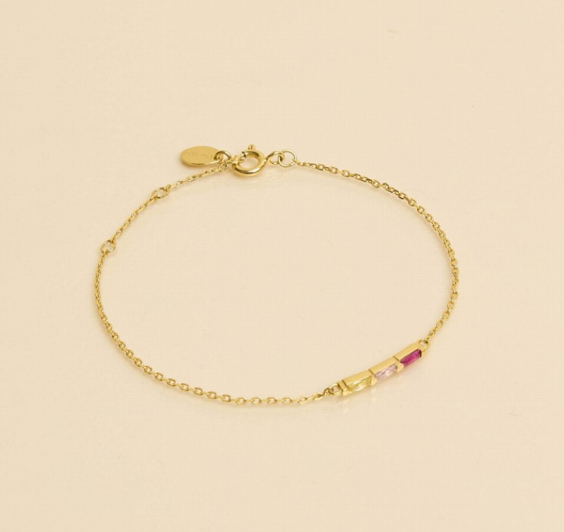 Une a Une - Crystal Rose Bracelet