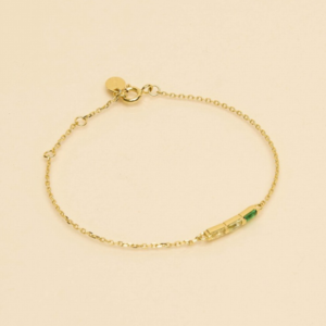 Une a Une - Crystal Vert Bracelet