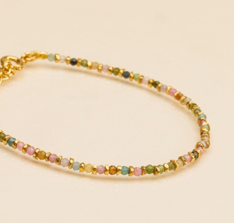 Une a Une - Jaipur Multi Tourmaline Bracelet