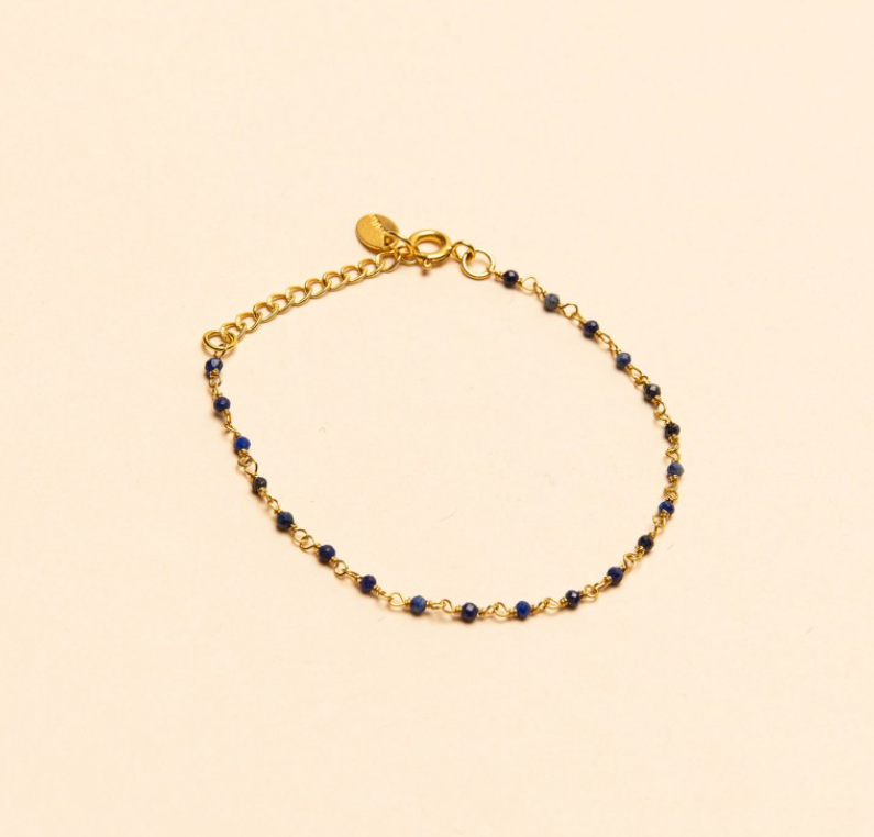 Une a Une - India Lapis Lazuli Bracelet