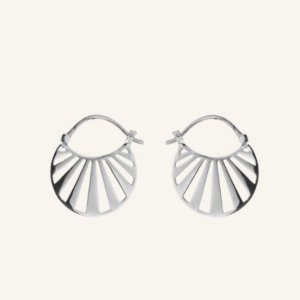 Pernille Corydon - Small Misty Light Earrings Silver