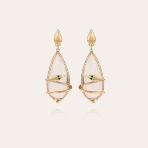 Gas Bijoux - Earrings Serti Goutte