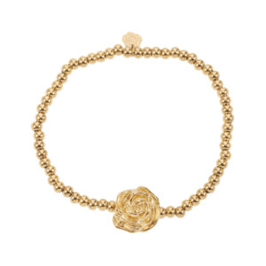 Rose & Camellia - Bracelet Vintage Style Rose Plain