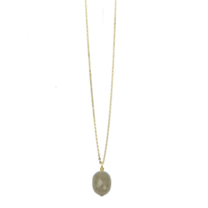 Sputnik Jewerly - Necklace Grey Agate