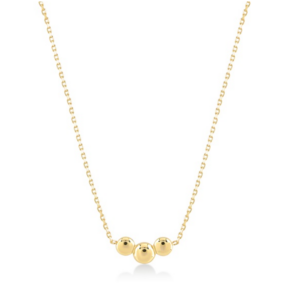 14kt Gold - Necklace 3 Dots