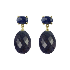 Sputnik Jewerly - Earrings Blue Agate