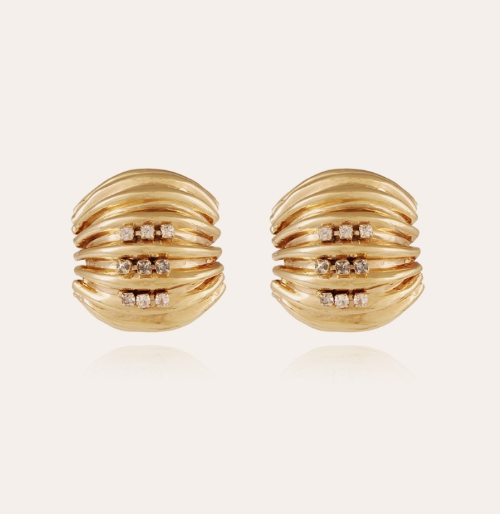 Gas Bijoux - Earrings Anne Strass Gas Bijoux - Earrings Anne Strass