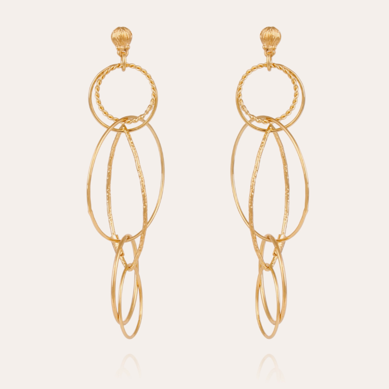 Gas Bijoux - Earrings Torsade Multi Gas Bijoux - Earrings Torsade Multi