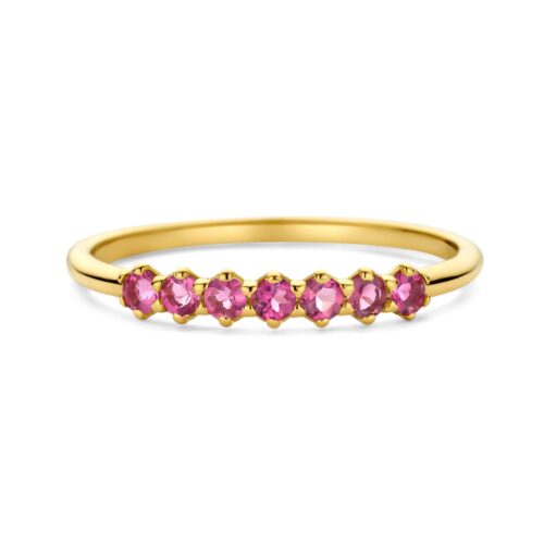 HAPPINESS VINTAGE ROZE TOERMALIJN RING